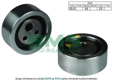 EKSANTRİK GERGİ RULMANI CLIO II-KANGOO-MEGANE 1.4-1.6 (96-)-LOGAN 1.4-1.6 (04-)-SANDERO 1.4-1.6 09=>