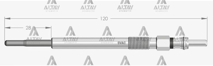 KIZDIRMA BUJİSİ (ISITMA) LINEA / DOBLO III / 500 / FIORINO - NEMO - BIPPER / CORSA D / ASTRA J / MERIVA B / PUNTO EVO / SWIFT 1.3JTD-1.3HDI EURO4