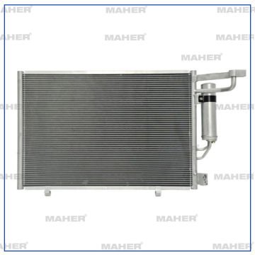 RADYATÖR KLİMA COURIER 14=> 1.5TDCI 570X357X16mm BRAZING