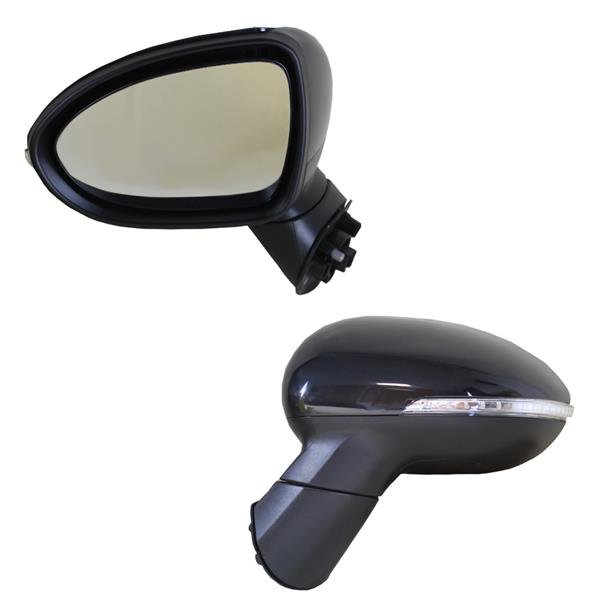 DIŞ DİKİZ AYNASI SOL RIO 13> ELEKTRIKLI+ISITMALI+SİNYALLİ+KONVEKS