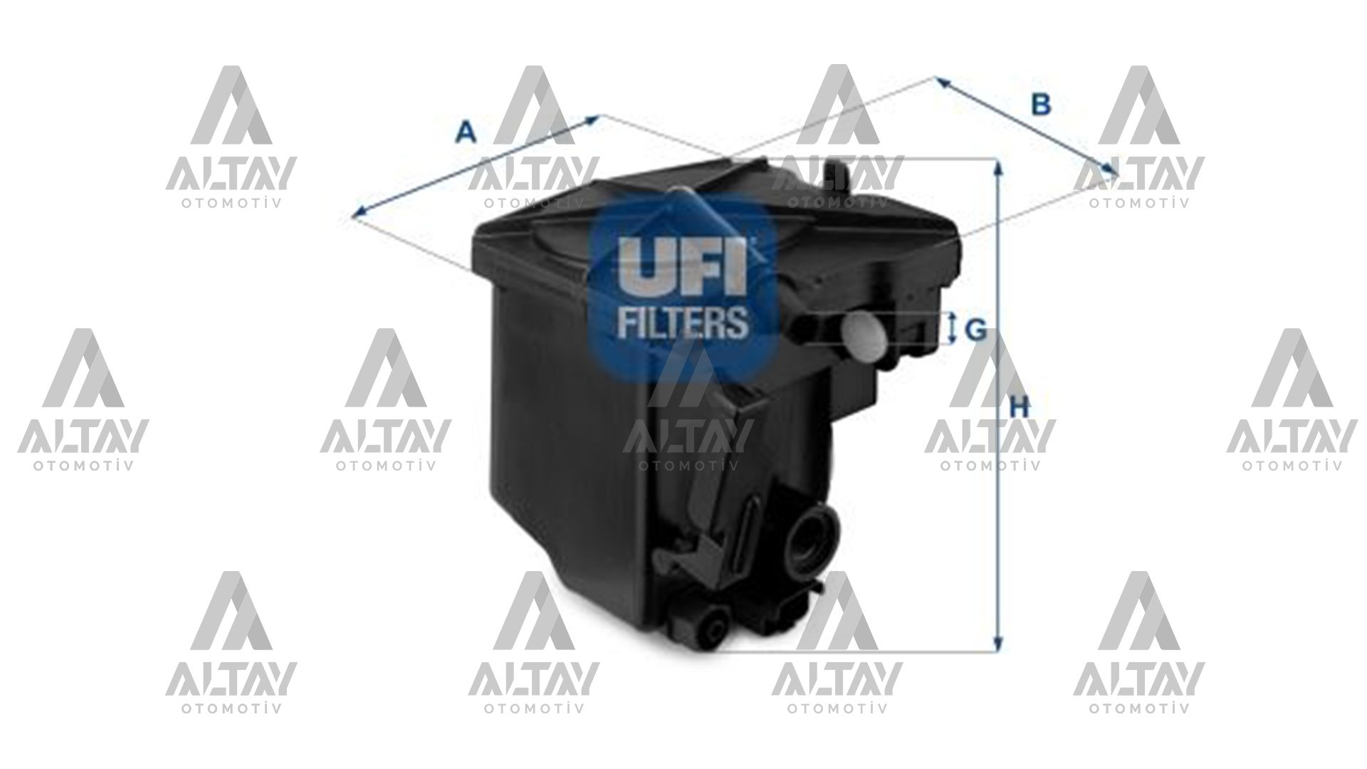 YAKIT FİLTRESİ (MAZOT) 206 / 207 / 307 / 308 / PARTNER / CMAX / FOCUS / C3 / C4 / 307 /407 / 308 02-14 1.6 HDİ-1.6 TDCI