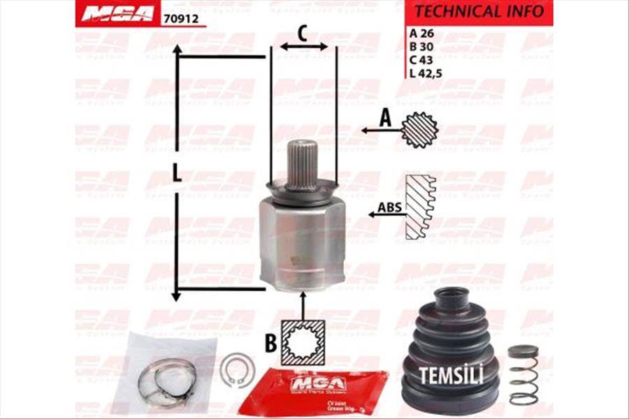 Aks Kafası Ic Sol (Renault: Megane Iı Otm. )