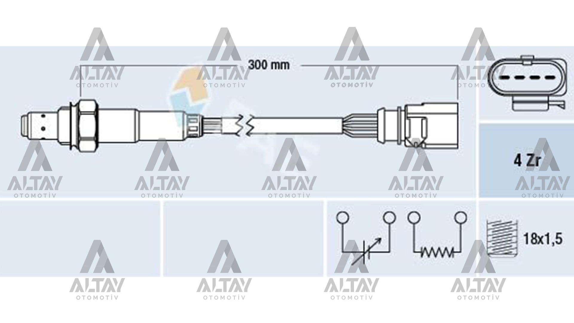 SENSÖR OKSİJEN GOLF6 / JETTA / POLO / İBİZA / FABİA / A1 10=> CBZA-CBZB-CBZC 1.2 TSİ ARKA