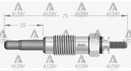 KIZDIRMA BUJİSİ (ISITMA) KORANDO 2.9 D-2.9 TD / MUSSO 2.2 TD-2.9 D-2.9 TD / REXTON 2.9 TD 11.5V