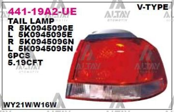 STOP LAMBASI GOLF6 DIŞ 09-13 VALEO TİP SOL