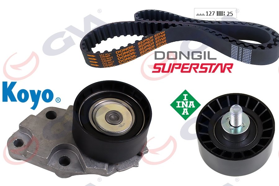 EKSANTRİK GERGİ KİTİ (127x254) CHEVROLET-DAEWOO AVEO-CRUZE-KALOS-LACETTI-NUBIRA 1.4-1.4-1.6 (05-)