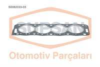 SILINDIR KAPAK CONTASI (KLINGRIK) PARTNER EM BERLINGO EM BOXER JUMPER < 2000 P405 P205 AX ZX XUD9 (1,9D 8V) / (83,00MM) / (3 CENTIK) KALINLIK:1,44MM