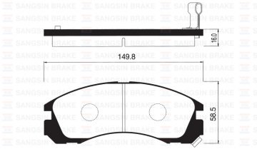 Ön Balata Outlander 2.0 4Wd-2.4 4Wd 03=> Pajero Iı 2.5Td (91-00) 3.0 V6 24V (97-00) (Gdb3200-Gdb1126