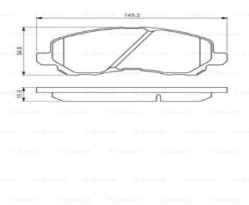FREN BALATASI ÖN  CHRYSLER-SEBRING/LANCER BM
