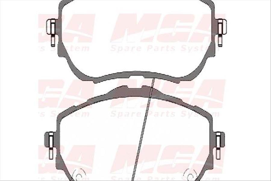 Balata Fren On-(Toyota: Corolla 2013>2015 / Aurıs 2013>2015 / Corolla 17>19 )  **Full Sekmanlı**