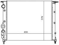 SU RADYATORU MEKANİK ( RENAULT : R19 1.4IE 88-95 EXPRESS 88-95 ) 430×378×23