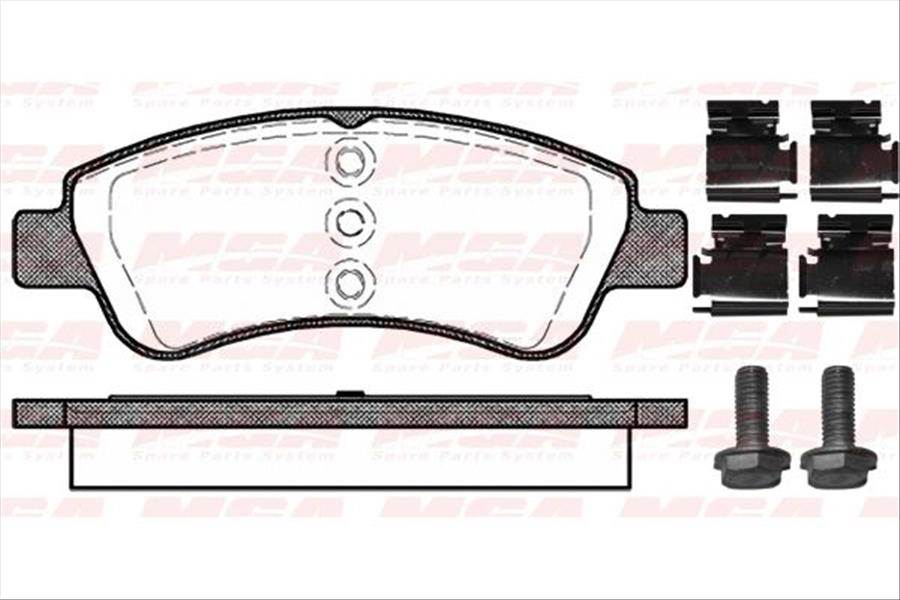 On Fren Dısk Balata Wva 23599 23954 ( Peugeot : 207 - 107 1.4 16V-1.4 Hdı 02/06-- )