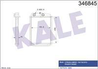 KALORİFER RADYATORU BRAZING (FIAT: DUCATO III 2.3 JTD /CITROEN: JUMPER III- /PEUGEOT: BOXER III 22DT PUMA 06-> )