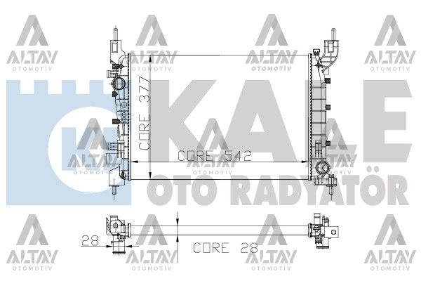 RADYATÖR SU LINEA 07=> / 1.4 M-T MEKANİK