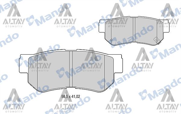 FREN BALATA SANTAFE 06-10 / SONATA 02=> ARKA