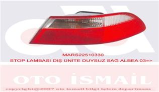 STOP LAMBASI DIŞ ÜNİTE DUYSUZ SAĞ ALBEA 03=>
