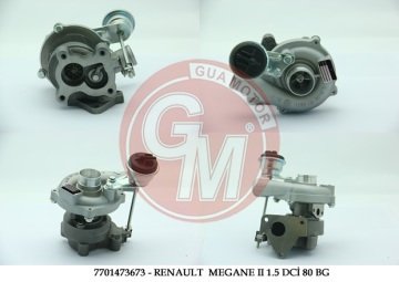 (x) TURBO KOMPLE CLIO II 01>SYMBOL 01>KNG 02>MGN II 03>SCENIC II 03>ALMERA-MICRA 03> 1.5DCİ K9K 80BG
