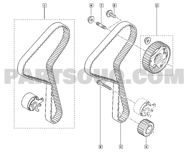 EKSANTRİK MİL SAPLAMASI KNG-CLIO K9K