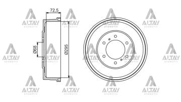 FREN KAMPANASI NAVARA 06-15 / 16=> PICKUP / ARKA