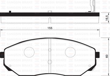 ÖN BALATA SORENTO 2.5 CRDI 3.3 3.5 V6 2.4 02=> (GDB3343-GDB3452)