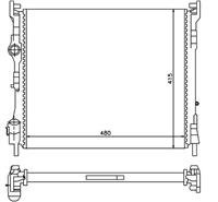Motor Radyatoru (480×415×23) Clıo 1,5Dcı 01> Manuel