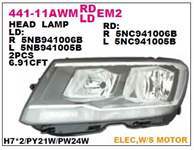 ON FAR SOL VOLKSWAGEN TIGUAN 16- MOTORU UZERINDE