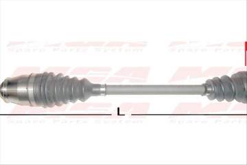 AKS SAG UZUN 54.3 CM  ( FIAT : FIORINO 1.3MJTD ABS.SIZ 07-- )