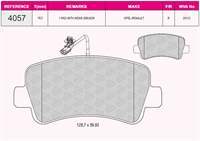 ARKA FREN BALATASI MASTER III MOVANO B 2,3CDTI 07 / 10> TEK TEKER