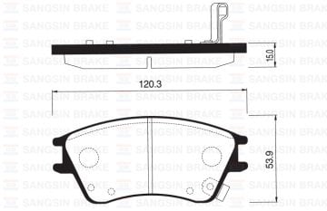 ÖN BALATA DİSK HYUNDAI ELANTRA (XD) 1.5 (00-06)