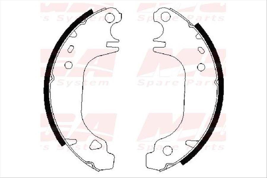 KAMPANA BALATA ( RENAULT: R5 R9 R11 86 - 95 / PEUGEOT: 309 85 - 93)