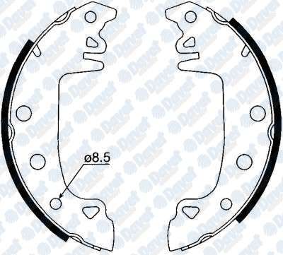 ARKA FREN BALATASI PABUC R12 M131 C15 (YAPISTIRMA)