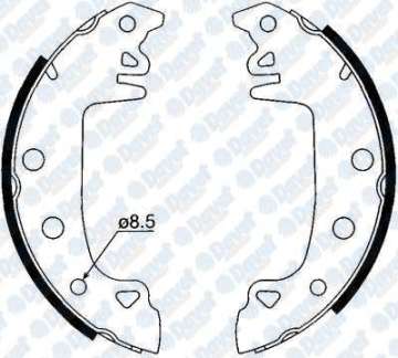 ARKA FREN BALATASI PABUC R12 M131 C15 (YAPISTIRMA)