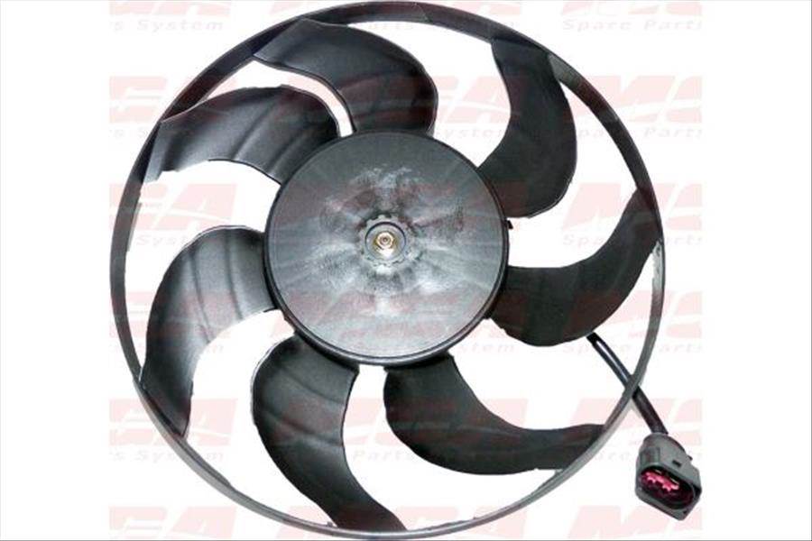 FAN MOTORU-295 MM 150W (VW CADDY 04-  GOLF 04-14  PASSAT 06-15  AUDI A3 04-13  SEAT LEON 06-13  SKODA OCTAVIA 09-13)