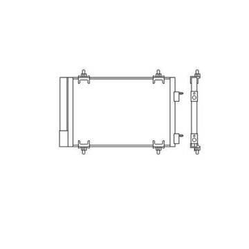 Klima Kondenseri (Kurutucu İle) P307 00=> C4 04=> 1.4 16V-1.6 16V-2.0 16V (535X361)
