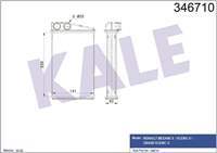 KALORİFER RADYATORU BRAZING (RENAULT MEGANE II  / SCENIC II / GRAND SCENIC II)