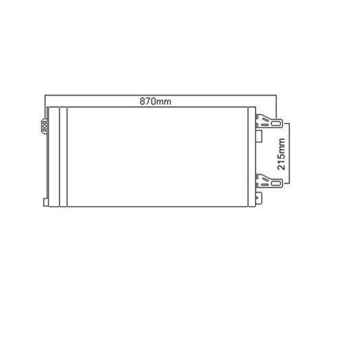 Klima Kondenseri Ducato 06>Jumper 06>Boxer 06>2.2D-2.3D-3.0D (710X386X16)