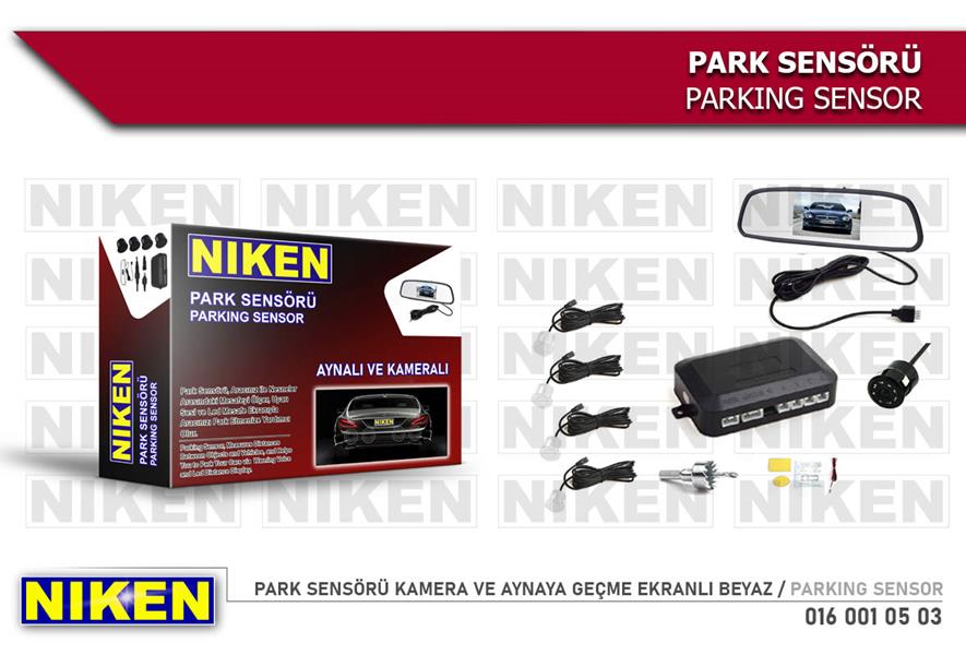Park Sensörü Kamera Ve Aynaya Geçme Ekranlı Beyaz