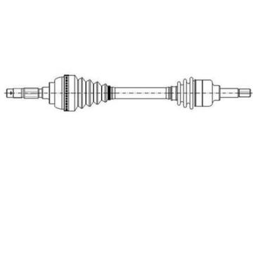 (X) Aks Ön Sol Grande Punto 1.2 05=> (Imp.Delphı) (17-0797)