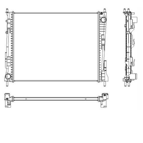 Radyatör Twng 07> 1.2-1.5 Dcı (Mek) (492X392X18)