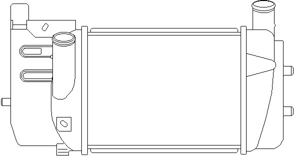 Turbo Radyatörü (Intercooler) Verso-Yarıs 1.4 D4-D 2011> (250X190X64)