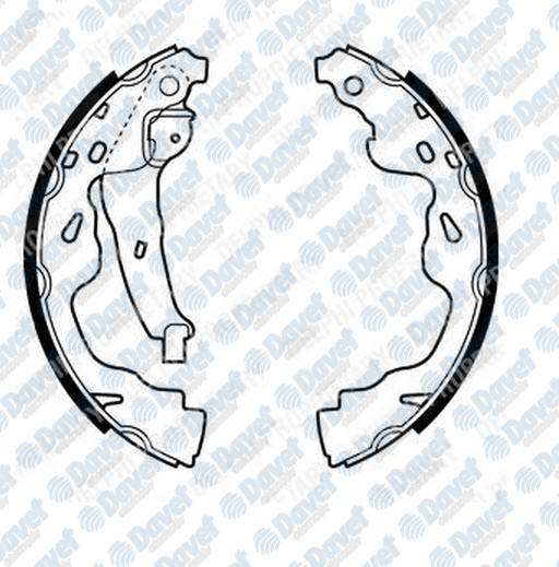 ARKA FREN BALATASI PABUC VERSO 04>09 YARIS 03>05 SPLASH 08> SWIFT III 06> CITROEN C1 04> AGILA 10> PEUGEOT 107> 05> 108> 14 RITZ 09> IRIZ 14>