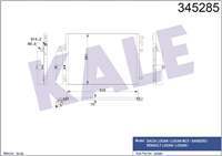 Kondenser (Dacıa Logan / Logan Mcv / Sandero - Renault Logan / Logan I)
