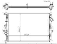 SU RADYATORU BRAZING (FORD MONDEO 1.6TDCI / 2.0 TDCI  07-14 ) (VOLVO: ( S60 II-S80 II) (11-)  MANUEL SANZ (B4164T-B41262T)