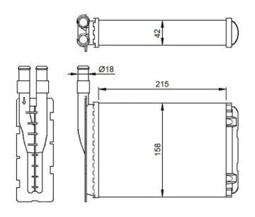 KALORİFER RADYATÖRÜ R9-R11-EXP (212x156) (2 SIRA AL+PL SİSTEM)