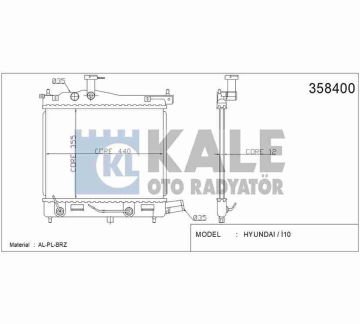 RADYATÖR SU I-10 08-13 A-T BRAZING