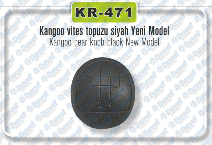 VITES TOPUZU SIYAH CLIO-KANGOO