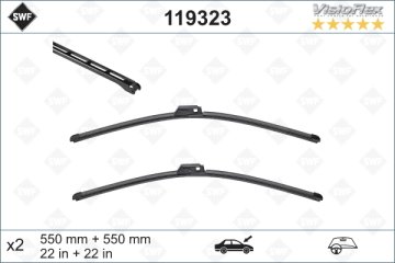 SWF SILECEK SETI X2 550-550MM AUDI A4 03- A6 01-