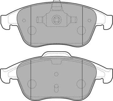 ON FREN BALATASI MEGANE III GRAND SCENIC II 2,0 16V 09 / 05> 1,4 16V / 1,6 16V / 2,0 16V / 1,5DCI 02 / 09>