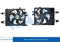 FAN MOTOR + DAVLUMBAZ  (RENAULT: KANGO / MEGANE II / SCENIC  )