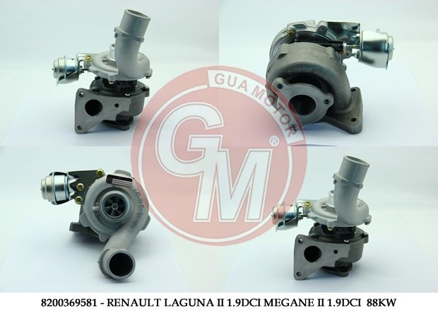 40662  TURBO SARJ LAGUNA II 1,9DCI MEGANE II 1,9DCI